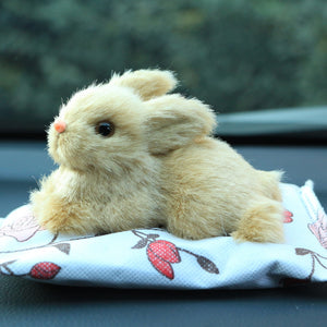 Car Ornament Cartoon Rabbit Doll Bamboo-charcoal Plush Toy