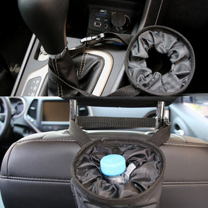 Car Storage Portable Bag Car Auto Interior Dustbin Trash Garbage