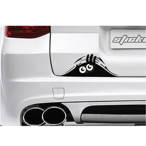 Funny Car Stickers And Decal Peeking Monster Vehicle Stickers