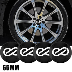 Car Styling 4 Pcs Enkei logo Emblem 65mm Car Wheel Center Decal Badge Car Sticker for Enkei rims
