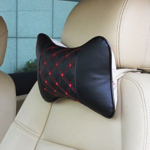 Car headrest  winter leather auto supplies neck headrest